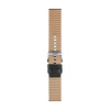Bracelet Montre Tissot tissu beige entre-cornes 22 mm