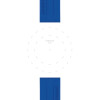 Bracelet Montre Tissot Silicone Bleu Entre-cornes 22 mm