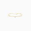 Bracelet La Brune & La Blonde Jonc 360° Or Jaune Diamant 0.1ct