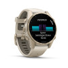 Montre Garmin Fenix 8 43mm AMOLED Sapphire Soft Gold Bracelet Silicone