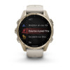 Montre Garmin Fenix 8 43mm AMOLED Sapphire Soft Gold Bracelet Silicone
