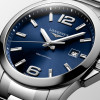 Montre Longines Conquest 41 mm Quartz Cadran Bleu Bracelet Acier