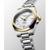 Montre Longines Conquest 34 mm Automatique Cadran Nacre blanche Bracelet Acier