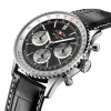 Montre Breitling Navitimer B01 Chronograph 41 Cadran Noir Bracelet Cuir d’alligator