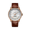 Montre Breitling Navitimer Automatic 35 Cadran Nacre Bracelet Cuir d’alligator
