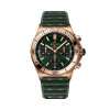 Montre Breitling Chronomat B01 42 Cadran Vert Bracelet Caoutchouc Vert
