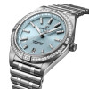 Montre Breitling Chronomat Automatic 36 Cadran Bleu Glacier Bracelet Acier inoxydable et or blanc 18 carats