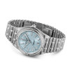 Montre Breitling Chronomat Automatic 36 Cadran Bleu Glacier Bracelet Acier inoxydable et or blanc 18 carats