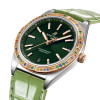 Montre Breitling Chronomat Automatic 36 South Sea Cadran Vert Bracelet Cuir d’alligator