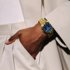 Montre Breitling Chronomat Automatic 36 Victoria Beckham Cadran Bleu Nuit Bracelet Or jaune 18 carats