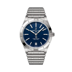 Montre Breitling Chronomat Automatic 36 Victoria Beckham Cadran Bleu Nuit Bracelet Acier inoxydable