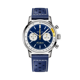 Montre Breitling Top Time B01 Gino Bartali Cadran Bleu Bracelet Cuir de veau