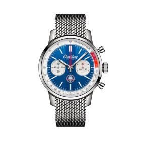 Montre Breitling Top Time B01 Shelby Cobra Cadran Bleu Bracelet Acier inoxydable