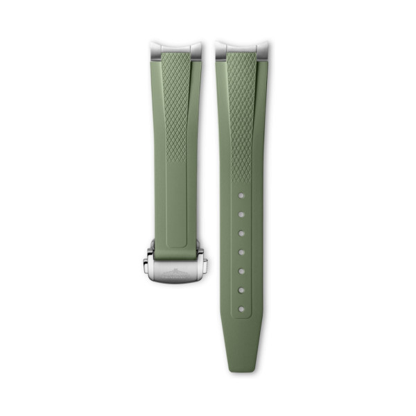Bracelet Longines Caoutchouc Vert 17 mm