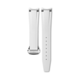 Bracelet Longines Caoutchouc Blanc 17 mm