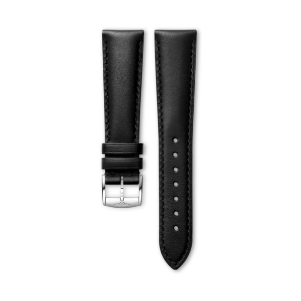 Bracelet Longines Cuir Noir Mat 20 mm