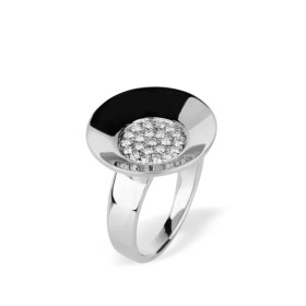 Bague TOM G Coupole Or Blanc Et Diamants Blancs