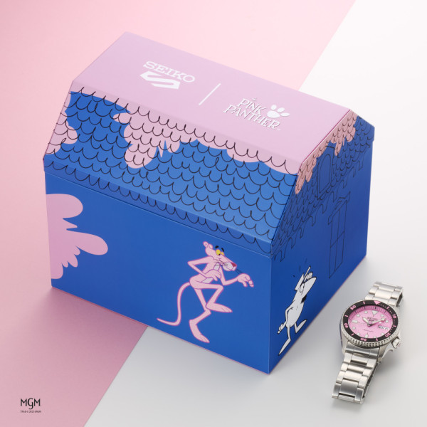 Montre Seiko 5 Sports SRPM07K1 Panthère Rose Édition Limitée