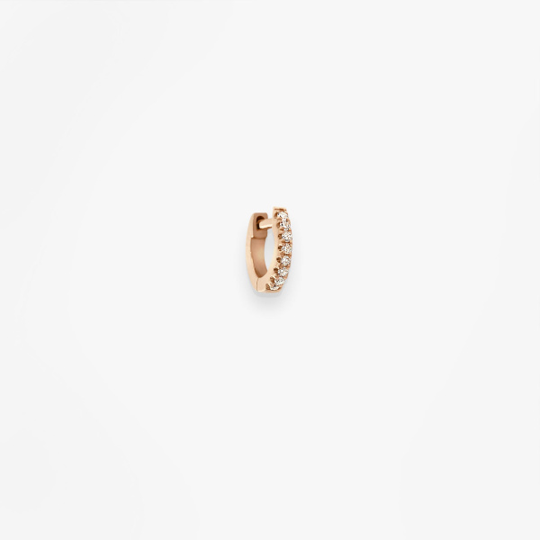 Mini Vanrycke Paris Mini Piercing Officiel Or rose 18k et diamants modèle XXS - 8mm