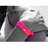 Bracelet Gresy's Sunny 1 diamant, argent rhodié Rose fuchsia