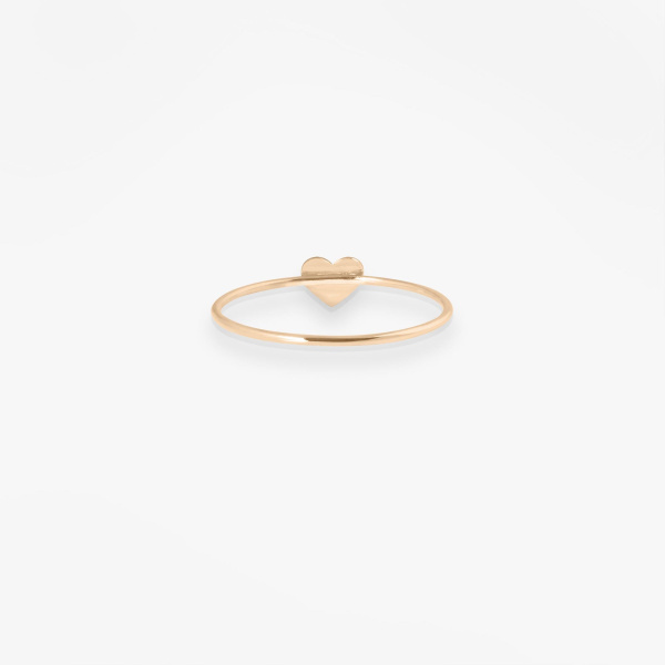 Bague Vanrycke Paris Emoji Cœur Or rose 18k et émail