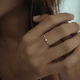 Bague Vanrycke Paris Georgia Or rose 18k et diamant