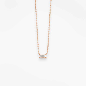 Collier Vanrycke Paris Georgia Or rose 18k et diamant