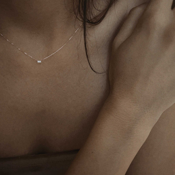 Collier Vanrycke Paris Georgia Or rose 18k et diamant