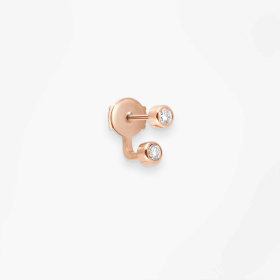 Bijou Vanrycke Paris Bijou D'oreille Mademoiselle Else Or rose 18k et diamants