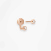 Bijou Vanrycke Paris Bijou D'oreille Mademoiselle Else Or rose 18k et diamants