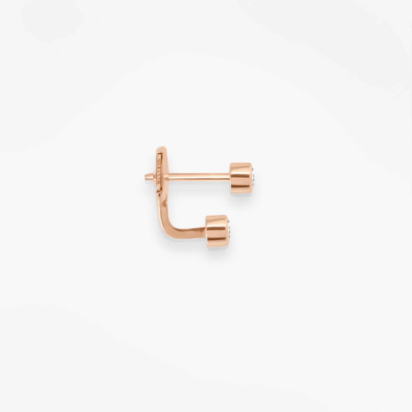 Bijou Vanrycke Paris Bijou D'oreille Mademoiselle Else Or rose 18k et diamants