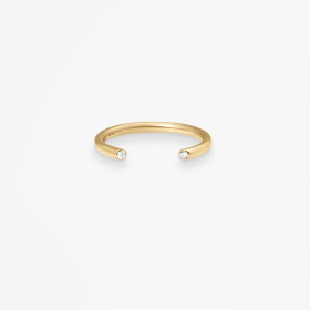 Bague Vanrycke Paris Massaï Or jaune 18k et diamants