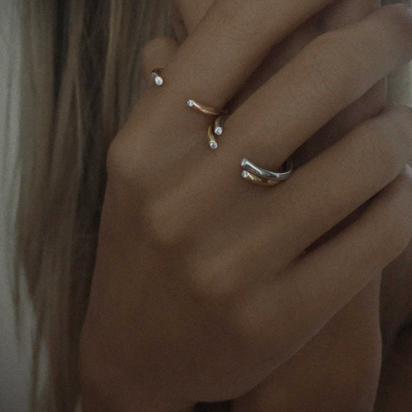 Bague Vanrycke Paris Massaï Or jaune 18k et diamants