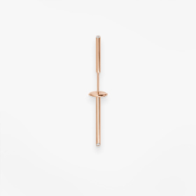 Bijou D'oreille Vanrycke Paris Massaï Or rose 18k et diamants