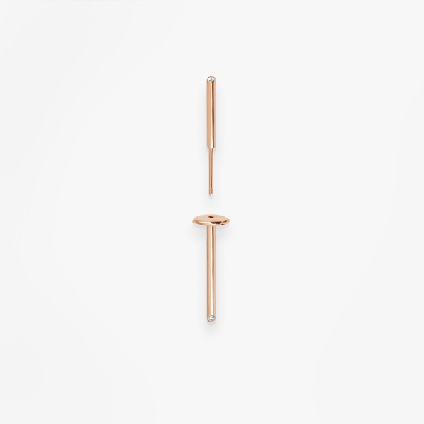 Bijou D'oreille Vanrycke Paris Massaï Or rose 18k et diamants