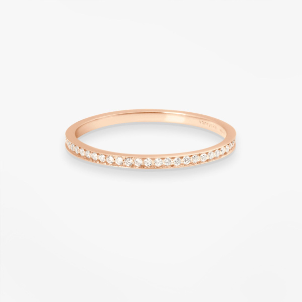 Bague Vanrycke Paris Officiel Or rose 18k et diamants