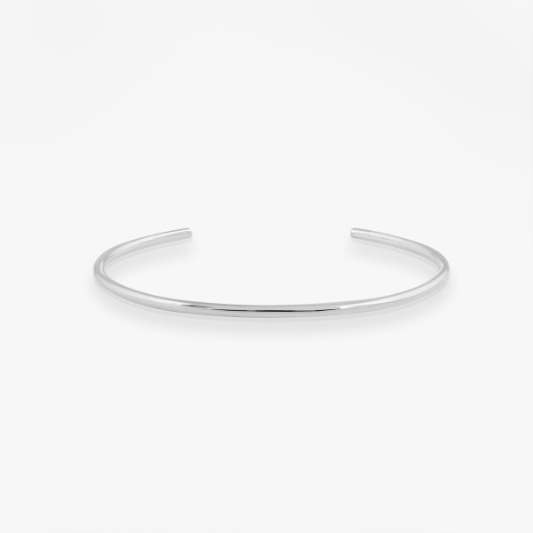 Jonc Vanrycke Paris Jonc Massaï Or blanc 18k et diamants