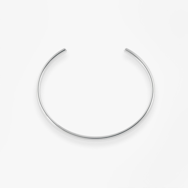 Jonc Vanrycke Paris Jonc Massaï Or blanc 18k et diamants