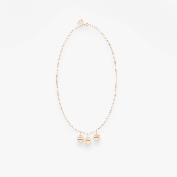 Collier Vanrycke Paris Shaman Or rose 18k