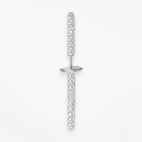 Bijou D'oreille Vanrycke Paris Massaï Or blanc 18k et diamants