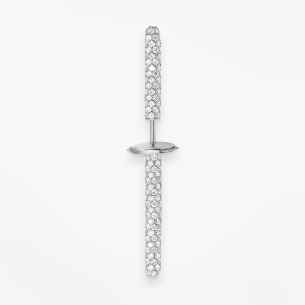 Bijou D'oreille Vanrycke Paris Massaï Or blanc 18k et diamants