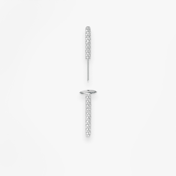 Bijou D'oreille Vanrycke Paris Massaï Or blanc 18k et diamants