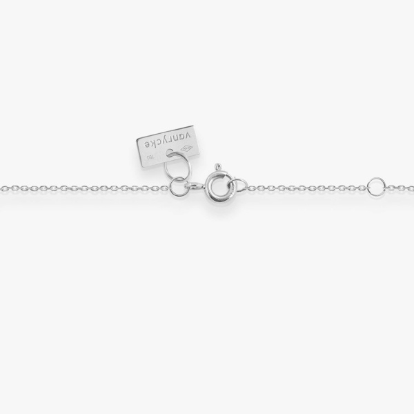 Collier Vanrycke Paris Officiel Or blanc 18k et diamants