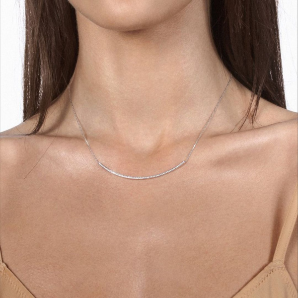 Collier Vanrycke Paris Officiel Or blanc 18k et diamants