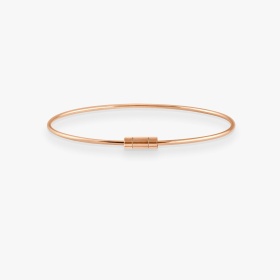 Jonc Vanrycke Paris Le Fil De La Vie Or Rose 18k
