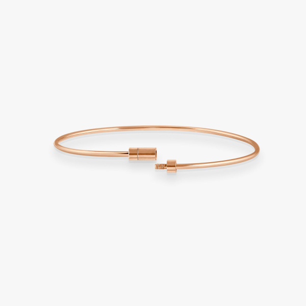 Jonc Vanrycke Paris Le Fil De La Vie Or Rose 18k