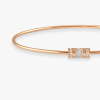 Jonc Vanrycke Paris Le Fil De La Vie Or Rose 18k et diamants
