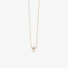 Collier Vanrycke Paris Teresa Or rose 18k et diamants