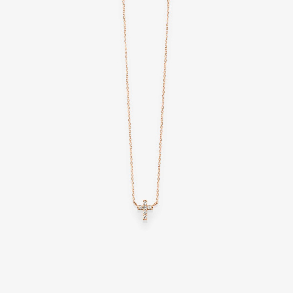 Collier Vanrycke Paris Teresa Or rose 18k et diamants