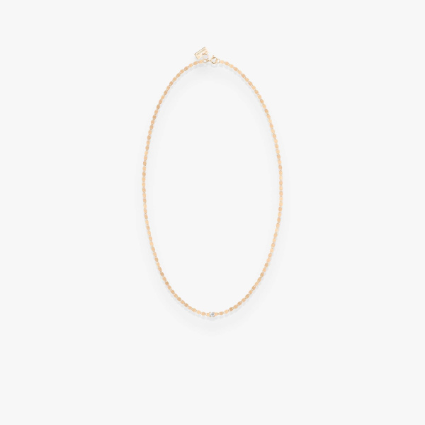 Collier Vanrycke Paris Skin Tattoo Or rose 18k et diamant - 42cm